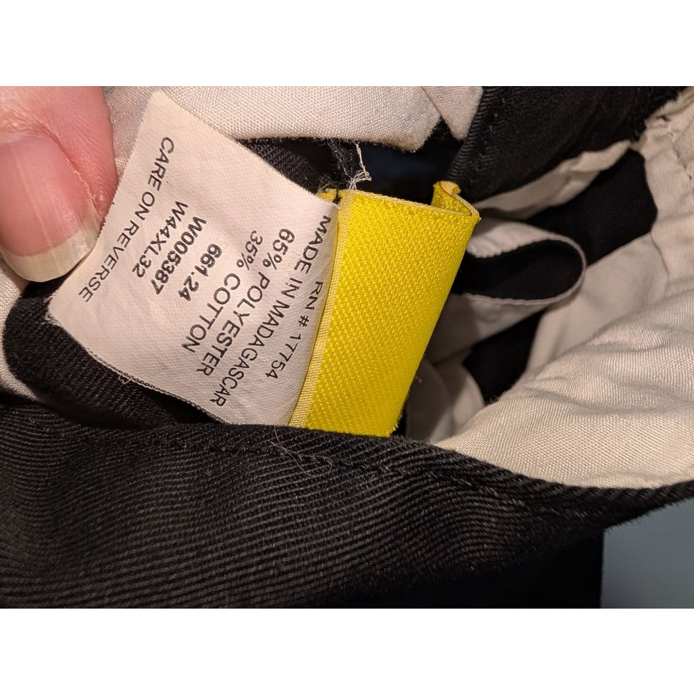 Work N Sport Black Chinos Khakis Waist 44 - Picture 4 of 4